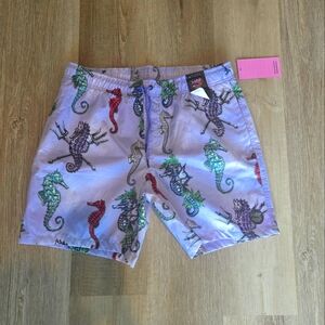 Psycho Tuna Seahorse Swim trunks XL NWT